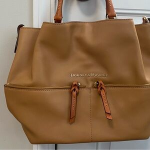 Dooney & Bourke Brown Leather Shoulder Bag